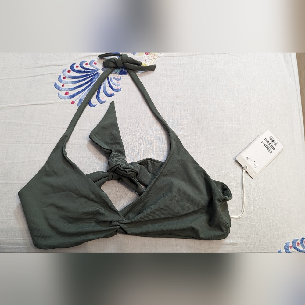 NWT COS Chic Olive Green Bikini Swim Suit